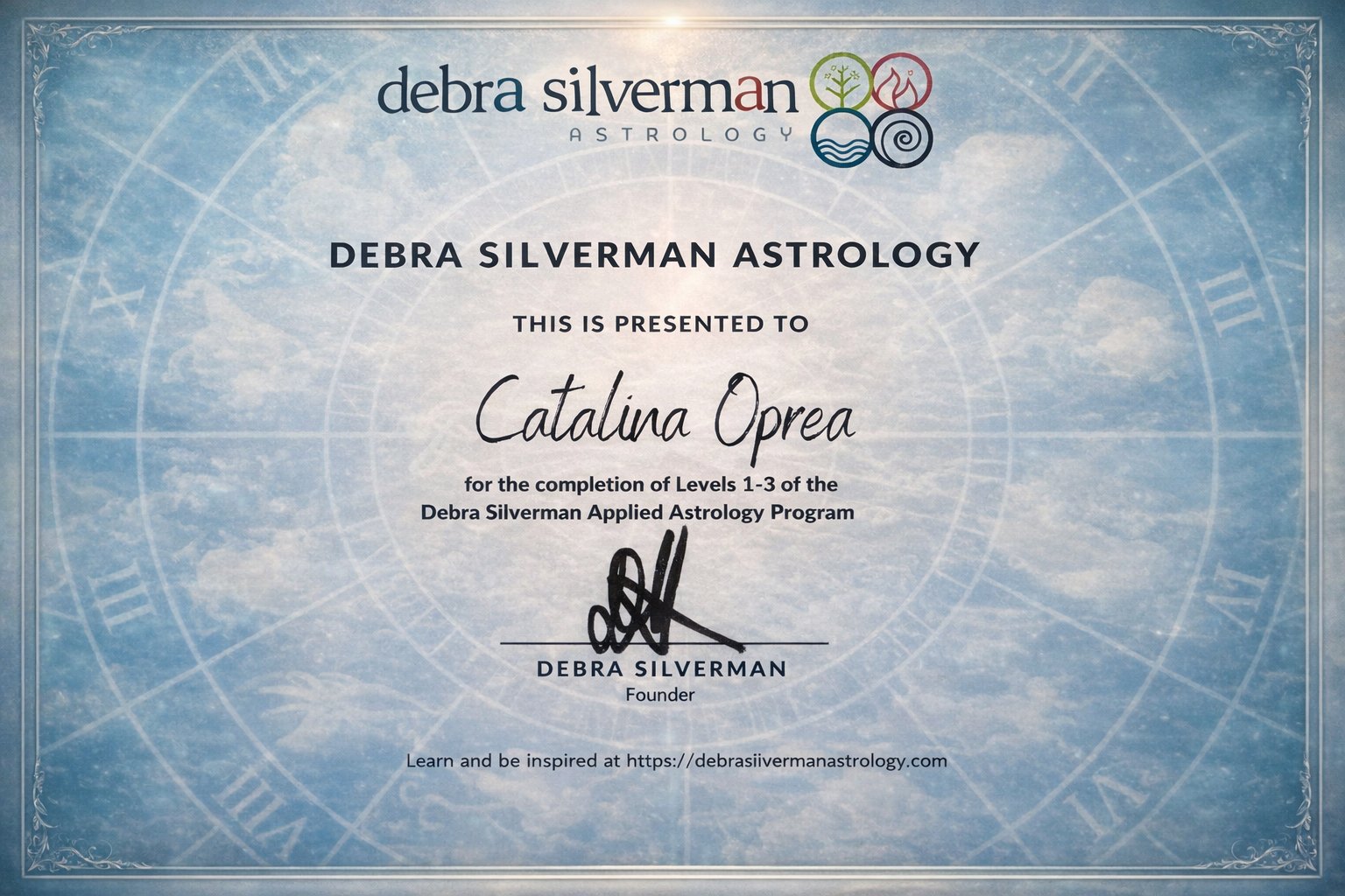 Applied Astrology Program, Levels 1–3 — Debra Silverman Astrology